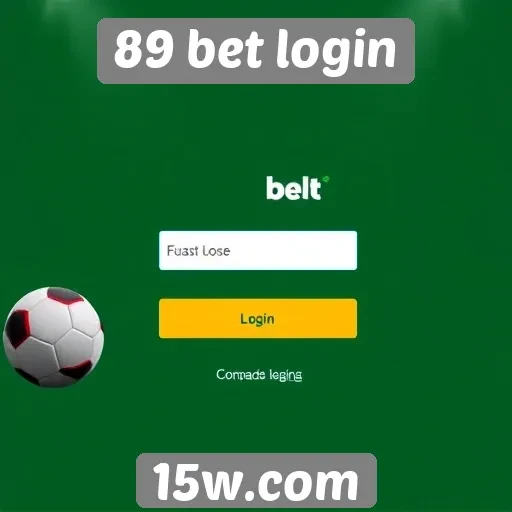 Como acessar o 89 bet login com facilidade