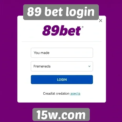 Acessibilidade e funcionalidades do 89 bet login