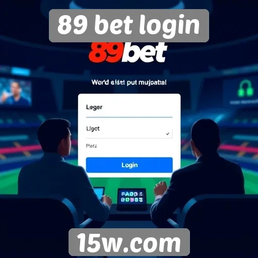 Experiência do usuário no 89 bet login